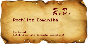 Rochlitz Dominika névjegykártya